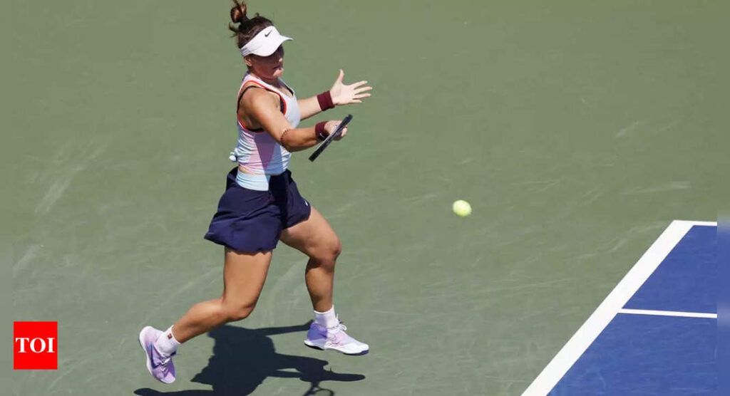 Bianca Andreescu shrugs off wardrobe malfunction in US Open win